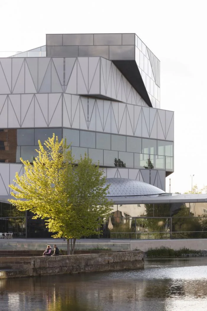 BIM Architecture | Heilbronn Technology Museum, a spiral enclosed horseshoe shaped space