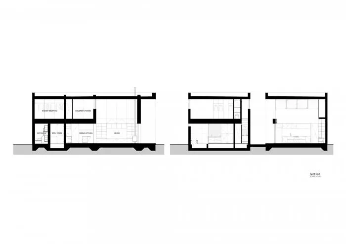 BIM architecture | Half covered with vertical walls, transparent and scenic: Residential "SCAPE" in Yamagata Prefecture, Japan