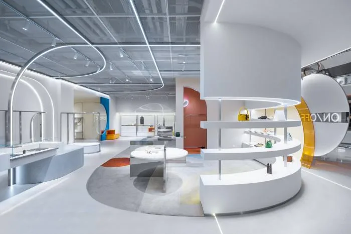 BIM Architecture | Like being in an Abstract and Constructivist Art Museum - ON/OFF Fashion Buying Shop/Studiolite