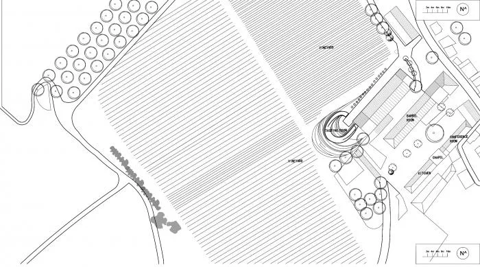 BIM Architecture | Twilight Zone: Wine Tasting Space Design at MONTE D'OIRO Winery in Portugal/PL-T Regular Architecture Firm