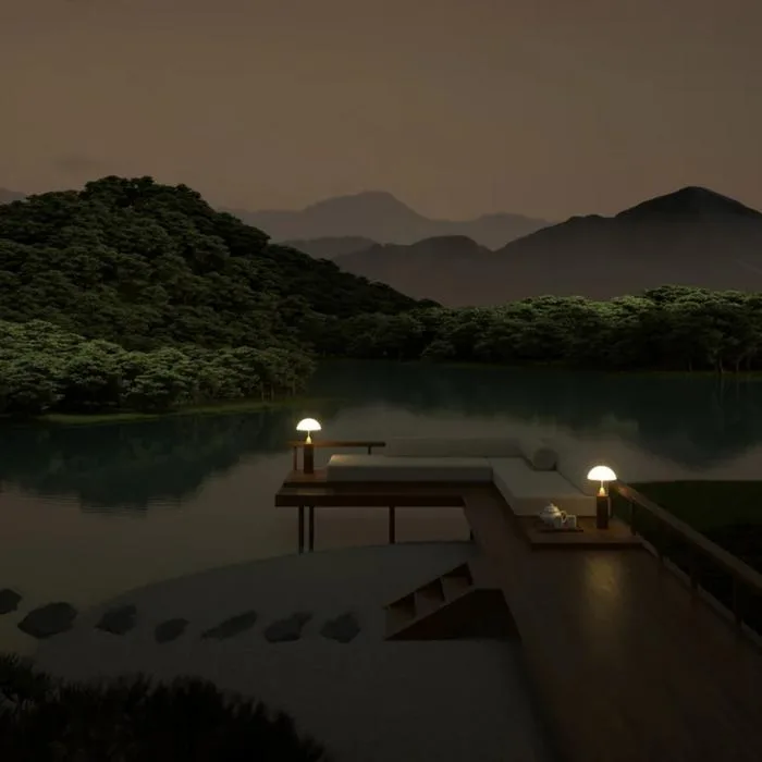 BIM Architecture | Surrealist Japanese Garden Scene Conceived by Six N. Five