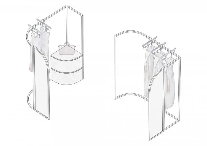 BIM Architecture | Like being in an Abstract and Constructivist Art Museum - ON/OFF Fashion Buying Shop/Studiolite