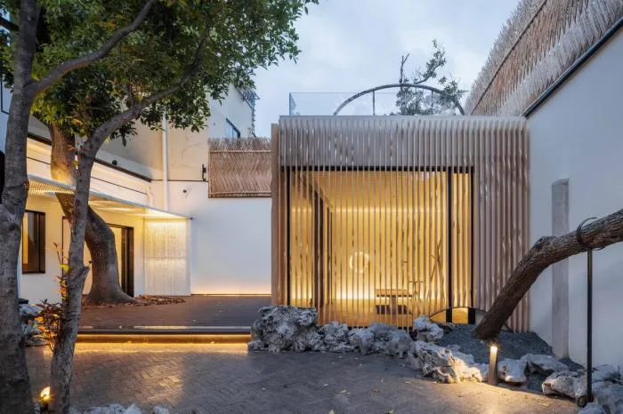 BIM architecture | One meter storage: showcasing skills quietly in a 100 square meter yard