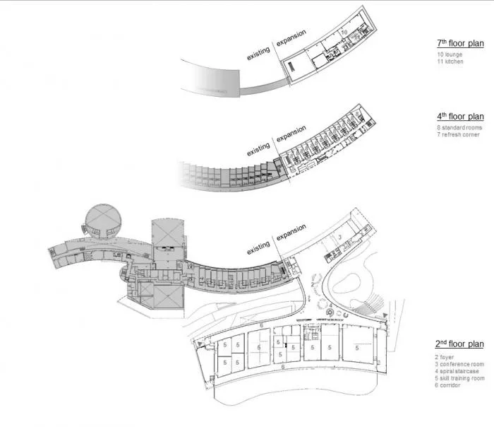 BIM Architecture | Flowing Shape, Dancing with the Waves: Daikin Industrial Headquarters/Zhuzhong Engineering Store