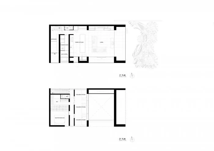 BIM architecture | Half covered with vertical walls, transparent and scenic: Residential "SCAPE" in Yamagata Prefecture, Japan