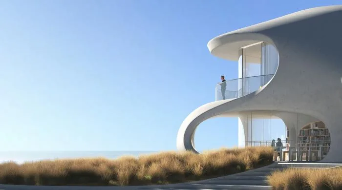 BIM Architecture | MAD's New Work 'Cloud Cave Library' is about to be completed