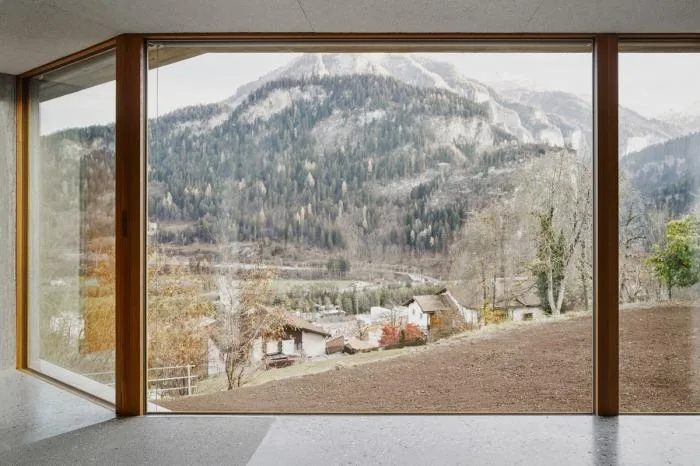 BIM Architecture | A Folding and Versatile Concrete Hut Surrounded by Mountains
