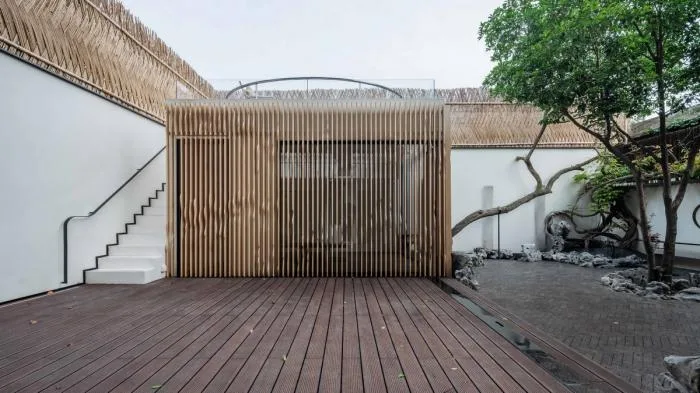 BIM architecture | One meter storage: showcasing skills quietly in a 100 square meter yard