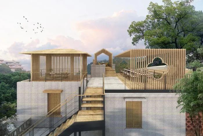 BIM Architecture | Transformation of Nanyang Overseas Chinese Old Villa · Jushe Tea Collection/WDD Dimension Point Design