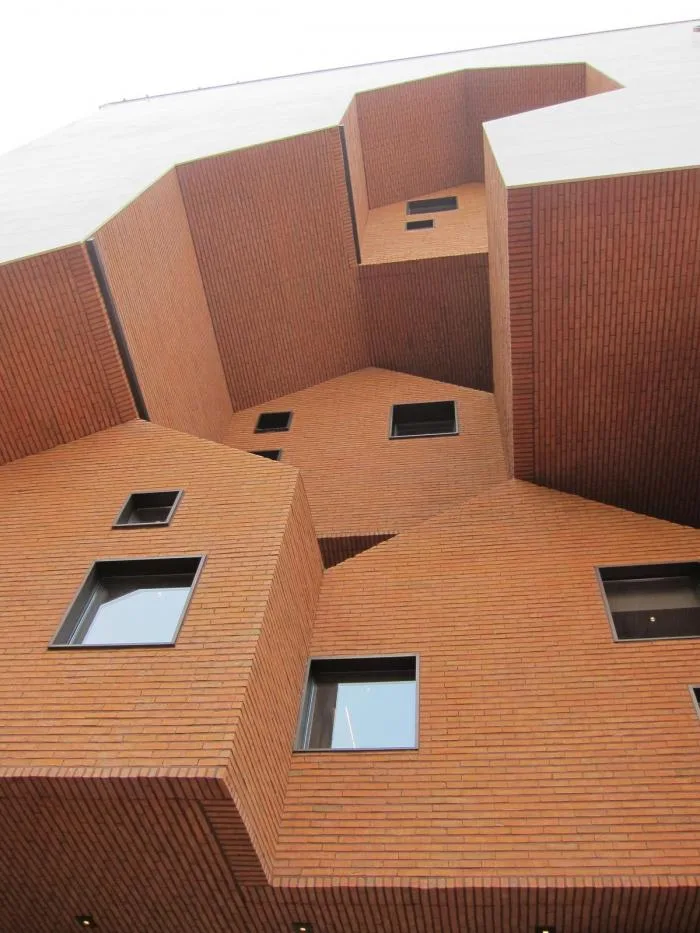 BIM Architecture | Village Small Houses Stacked in White Boxes: Korea 0914 Flagship Store
