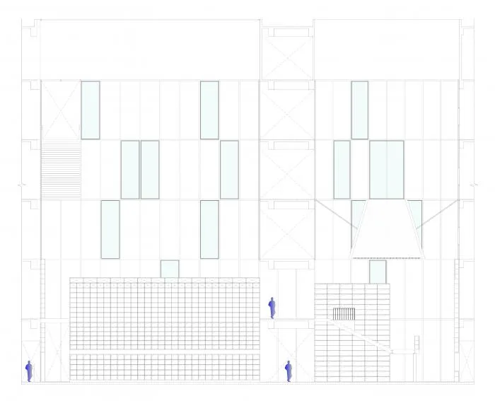 BIM Architecture | Yuanping · Meijing Bookstore: A Bookstore Hidden in the Skylight Courtyard/Shanghai Yanyang Architectural Design Studio
