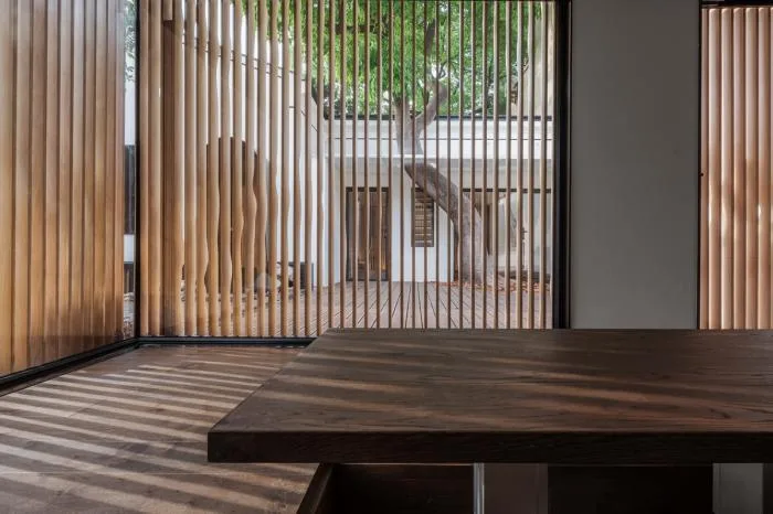 BIM architecture | One meter storage: showcasing skills quietly in a 100 square meter yard