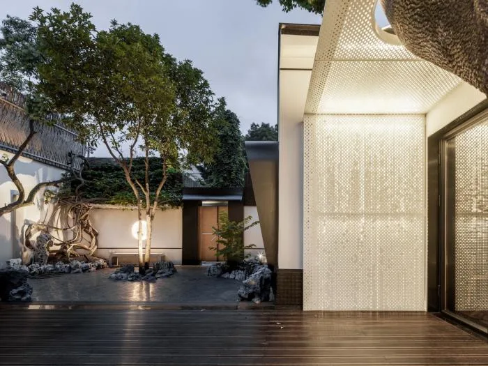 BIM architecture | One meter storage: showcasing skills quietly in a 100 square meter yard
