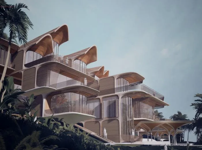 BIM Architecture | Zaha Hadid Architects' 'Roatan Island Residential' Solution, Floating Jungle Settlement