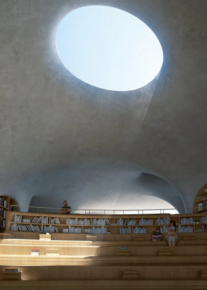 BIM Architecture | MAD's New Work 'Cloud Cave Library' is about to be completed