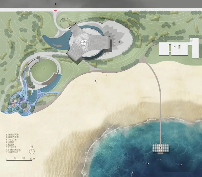 BIM Architecture | Field Space and Art Mirror: Shimao · Wave Art Museum/Beijing Riqing Architectural Design