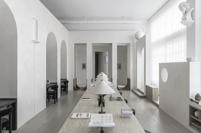 BIM Architecture | Classical Aesthetics Interprets Eternal Space: EVD Office Space/EVD