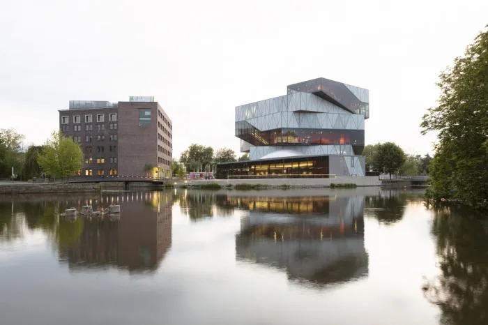 BIM Architecture | Heilbronn Technology Museum, a spiral enclosed horseshoe shaped space