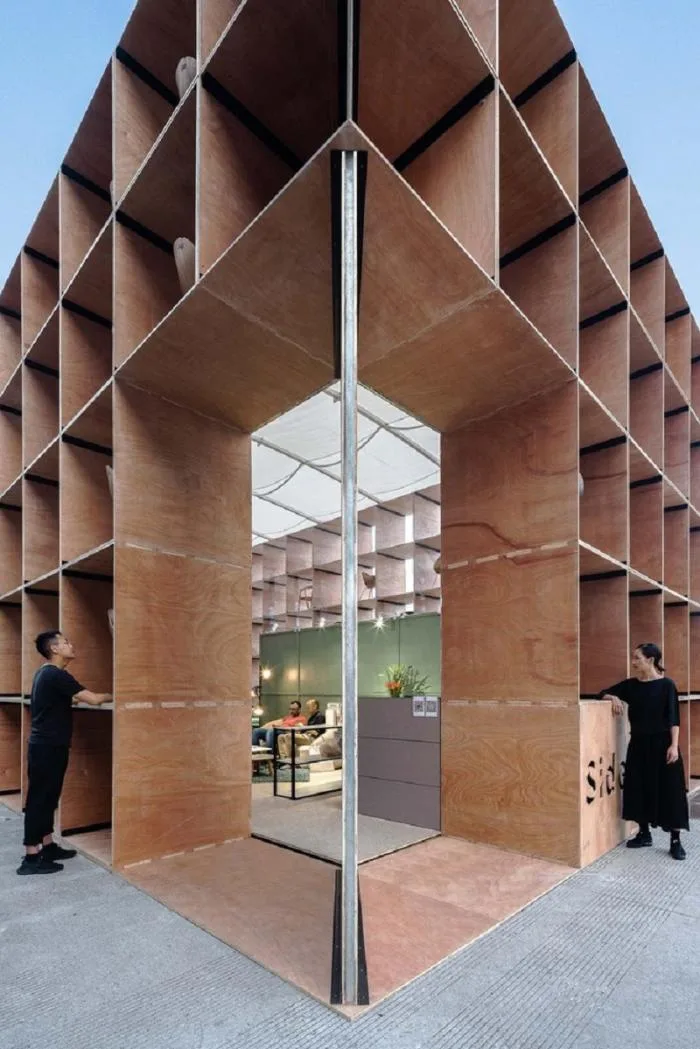 BIM Architecture | Urban Construction & Rural Rebirth, Flexible Application of Low Tech Plywood/ROOI