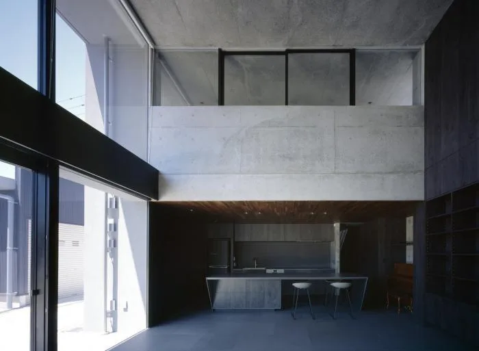 BIM architecture | Half covered with vertical walls, transparent and scenic: Residential "SCAPE" in Yamagata Prefecture, Japan