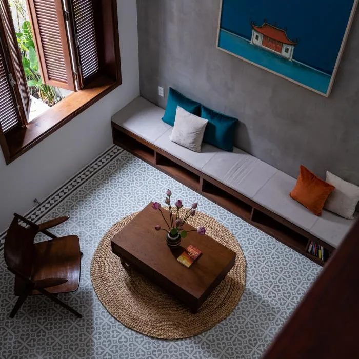BIM architecture | Vertical courtyards adorned with greenery, balancing vitality and tranquility: V Villa Vietnam