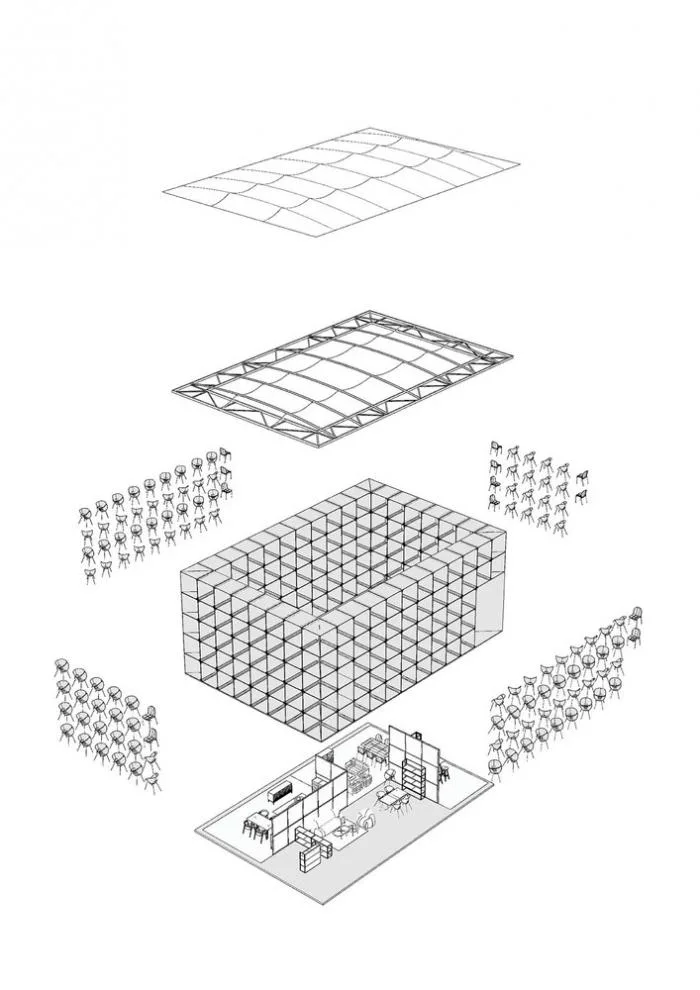 BIM Architecture | Urban Construction & Rural Rebirth, Flexible Application of Low Tech Plywood/ROOI