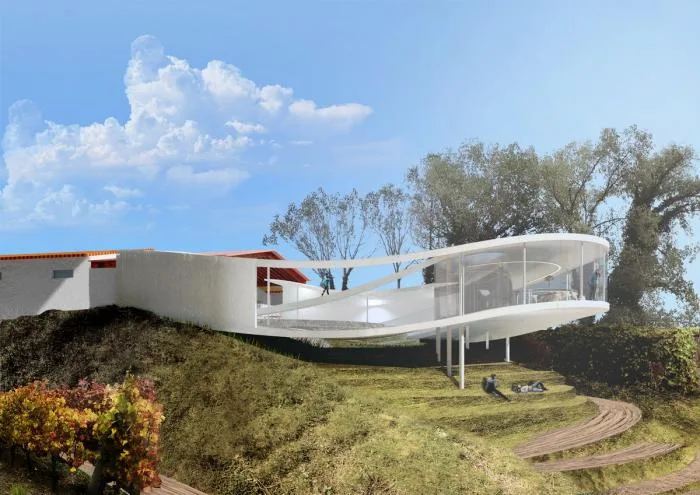 BIM Architecture | Twilight Zone: Wine Tasting Space Design at MONTE D'OIRO Winery in Portugal/PL-T Regular Architecture Firm