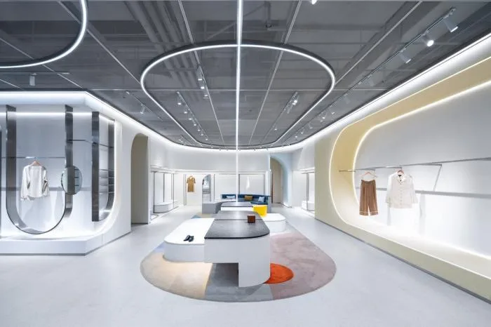 BIM Architecture | Like being in an Abstract and Constructivist Art Museum - ON/OFF Fashion Buying Shop/Studiolite