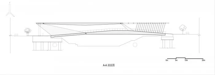 BIM Architecture | Tension in Tranquility: Cross River Pedestrian Bridge at Shenzhen Pingshan Senior High School/Nansha Original