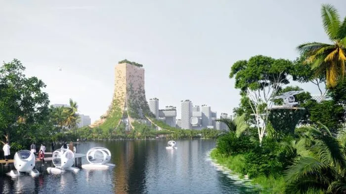 BIM Architecture | BIG collaborates with Hijjas and Ramboll to create a biodiversity city on the South Island of Penang, Malaysia