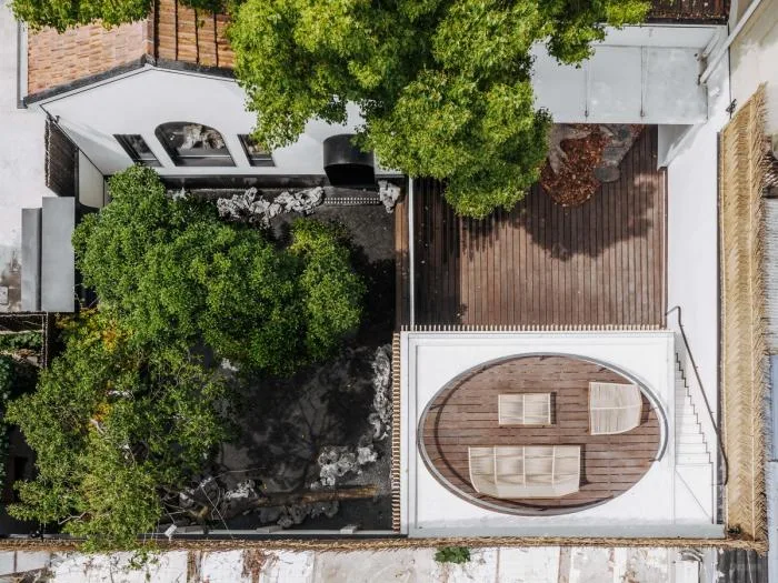 BIM architecture | One meter storage: showcasing skills quietly in a 100 square meter yard