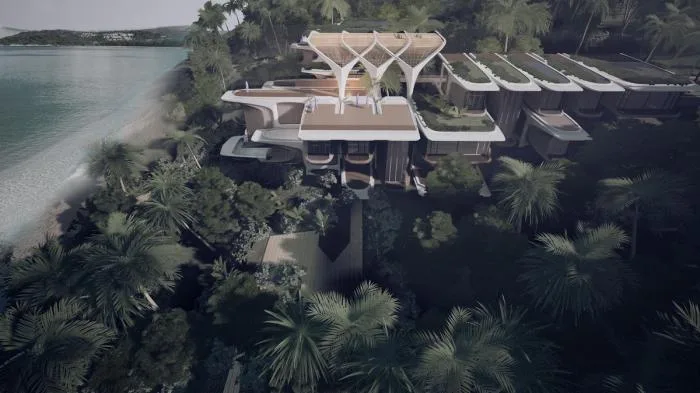 BIM Architecture | Zaha Hadid Architects' 'Roatan Island Residential' Solution, Floating Jungle Settlement