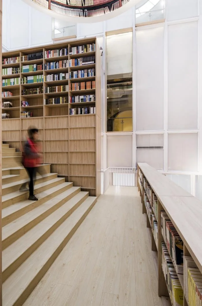 BIM Architecture | Yuanping · Meijing Bookstore: A Bookstore Hidden in the Skylight Courtyard/Shanghai Yanyang Architectural Design Studio