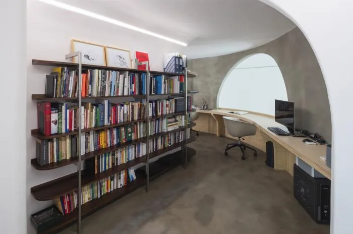 BIM Architecture | Terrazzo Apartment 'M à i' in Ho Chi Minh City, Defining Space with Curved Geometric Shapes/Whale Design Lab