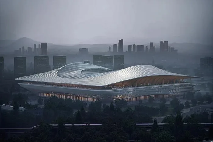 BIM Architecture | Zaha Hadid&Associates; IDEA Xi'an International Football Center is under construction as the venue for the 2023 AFC Asian Cup