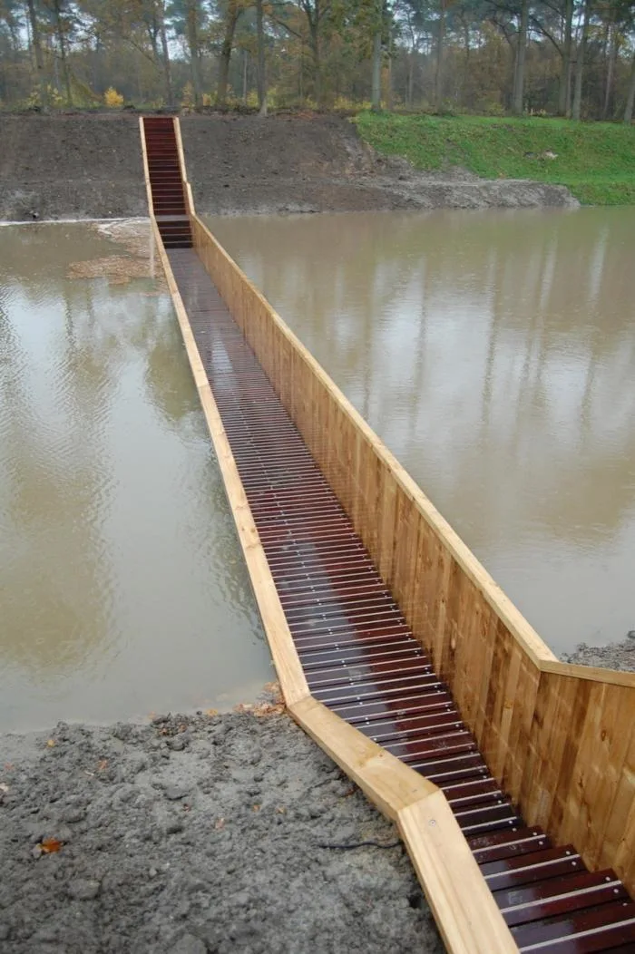 BIM Architecture | Hidden Passage Submerged in Water - Moses Bridge/RO& AD