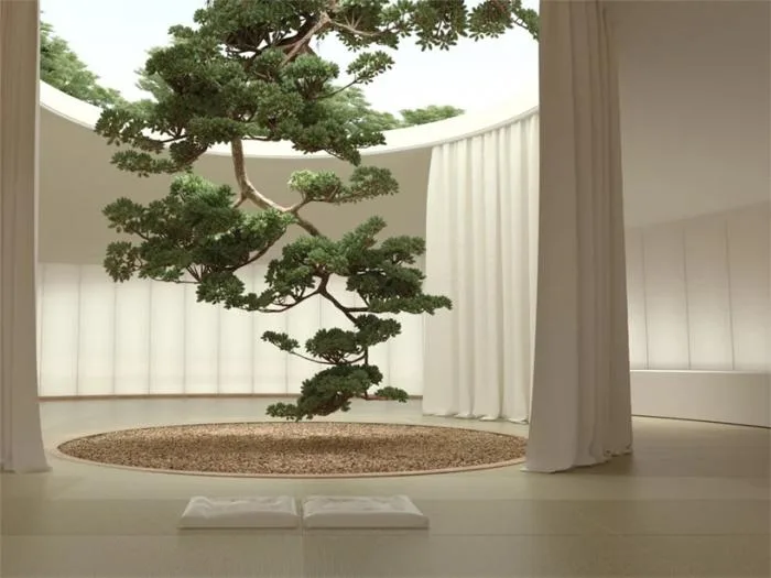 BIM Architecture | Surrealist Japanese Garden Scene Conceived by Six N. Five