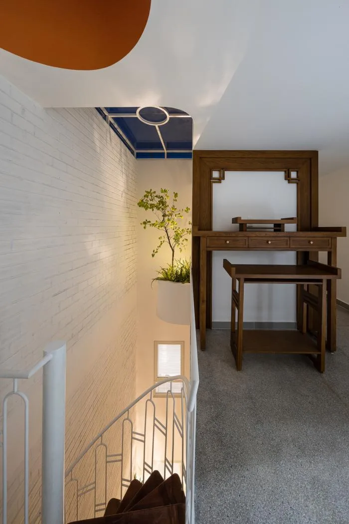 BIM architecture | Vertical courtyards adorned with greenery, balancing vitality and tranquility: V Villa Vietnam