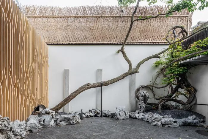 BIM architecture | One meter storage: showcasing skills quietly in a 100 square meter yard