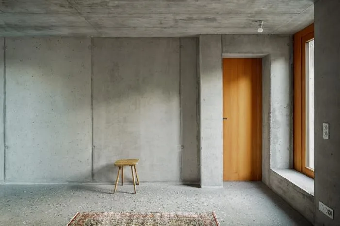 BIM Architecture | A Folding and Versatile Concrete Hut Surrounded by Mountains