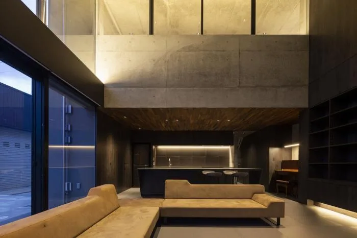 BIM architecture | Half covered with vertical walls, transparent and scenic: Residential "SCAPE" in Yamagata Prefecture, Japan