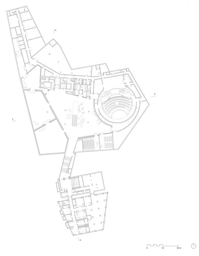 BIM Architecture | Heilbronn Technology Museum, a spiral enclosed horseshoe shaped space