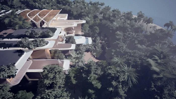 BIM Architecture | Zaha Hadid Architects' 'Roatan Island Residential' Solution, Floating Jungle Settlement