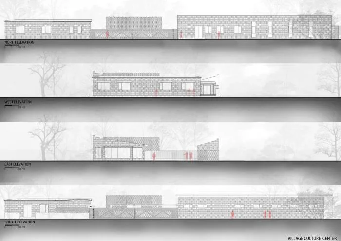 BIM Architecture | Jiangzhuang Village Renovation/Yuan Ye Architecture Studio