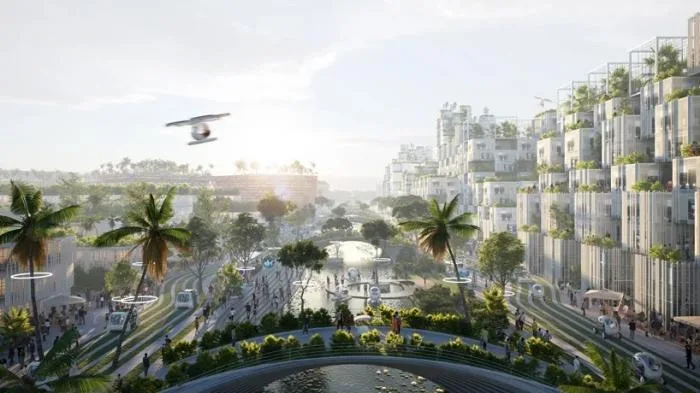 BIM Architecture | BIG collaborates with Hijjas and Ramboll to create a biodiversity city on the South Island of Penang, Malaysia