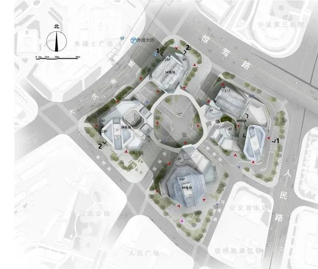 Ningbo Bund meets Xiaolujiazui, Green Center reshapes the skyline of Ningbo city