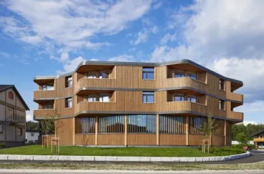 BIM Architecture | Norwegian Collection Library: Vertical Wood Weaves and Soft Facades by Helen & Hard-BIM WORLD