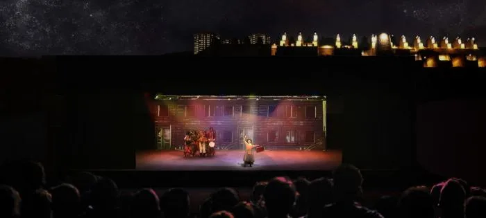 BIM Architecture | Outdoor Theater in Desert Ruins, Bolivia