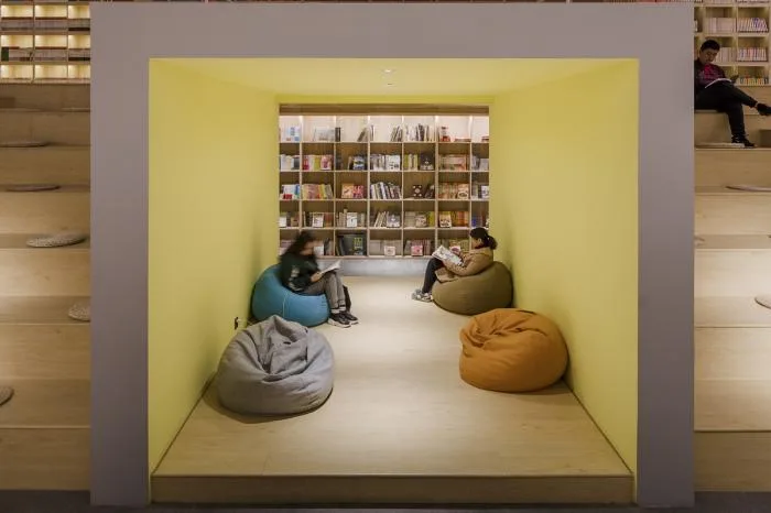 BIM Architecture | Yuanping · Meijing Bookstore: A Bookstore Hidden in the Skylight Courtyard/Shanghai Yanyang Architectural Design Studio