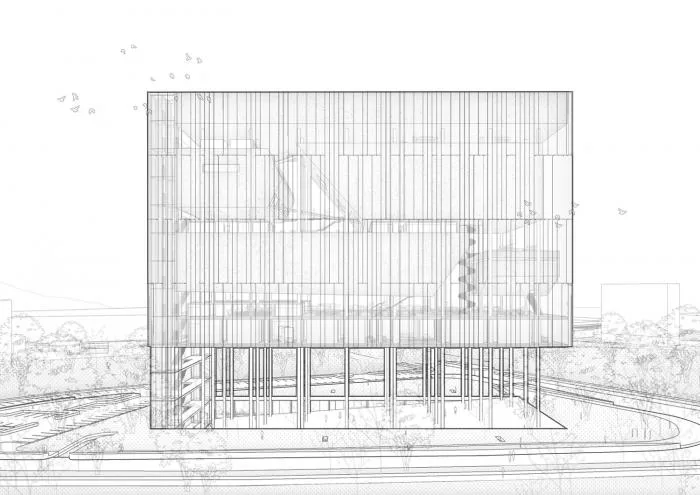 BIM Architecture | Floating White 'Lighthouse' in Space: Banja Luka Cultural Complex/Cosmos